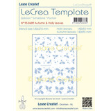 Leane Creatief Masking Stencil Autumn & Holly Leaves (95.8689)