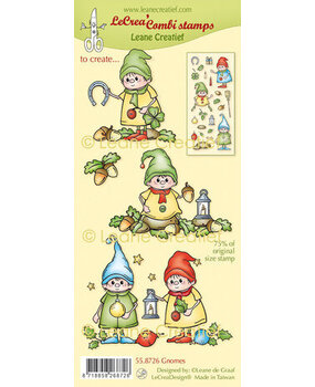 Leane Creatief Gnomes Clear Stamps (55.8726) Leane Creatief Gnomes Clear Stamps (55.8726)