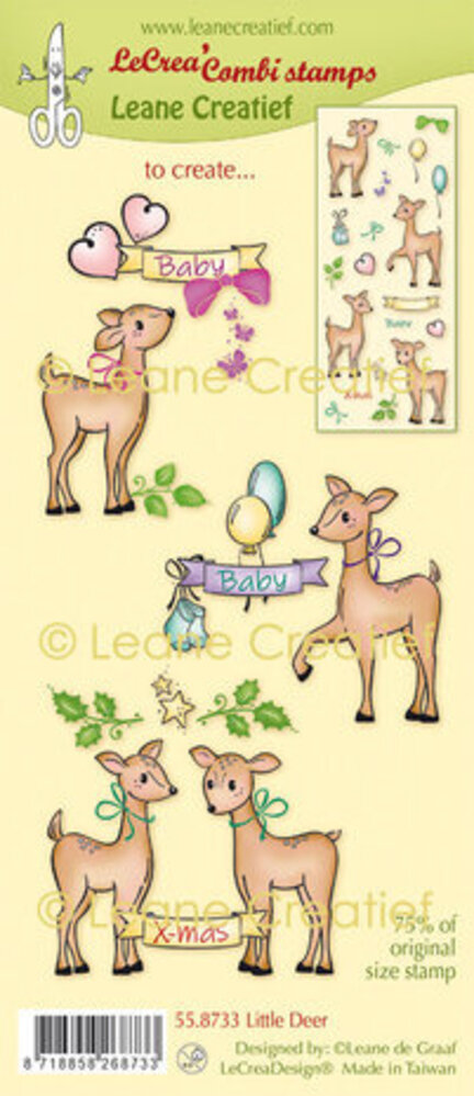 Leane Creatief Little Deer Clear Stamps (55.8733) Leane Creatief Little Deer Clear Stamps (55.8733)