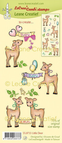 Leane Creatief Little Deer Clear Stamps (55.8733) Leane Creatief Little Deer Clear Stamps (55.8733)