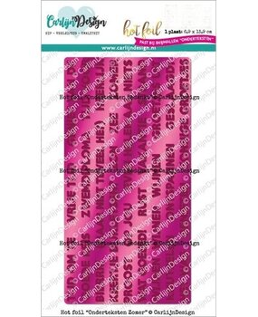 Carlijn Design Hot Foil Onderteksten Zomer (CDHF-0037) Carlijn Design Hot Foil Onderteksten Zomer (CDHF-0037)