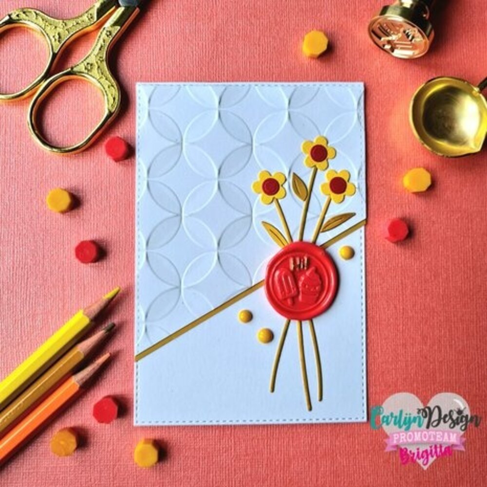 Carlijn Design Wax Seal Stamper 1 Inch Popsicle Smiles (CDWX-0038) Carlijn Design Wax Seal Stamper 1 Inch Popsicle Smiles (CDWX-0038)