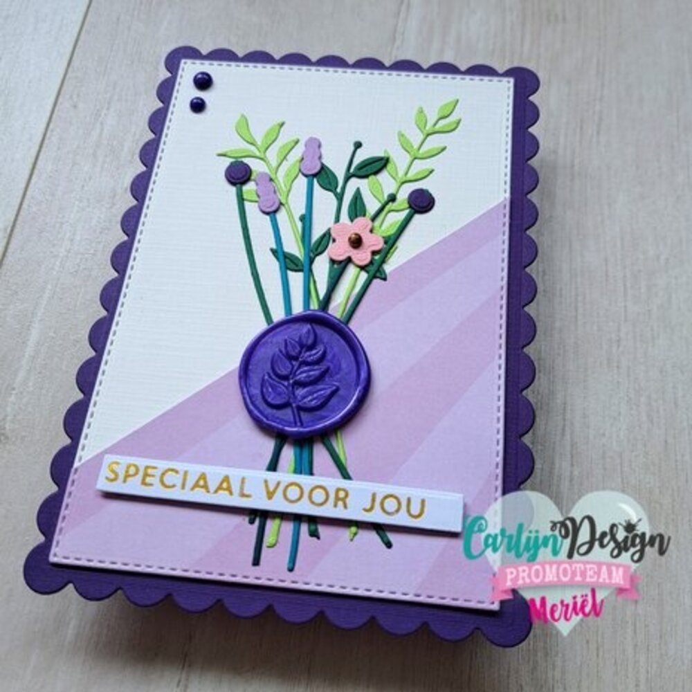 Carlijn Design Wax Seal Stamper 1 Inch Outline Blaadjes (CDWX-0051) Carlijn Design Wax Seal Stamper 1 Inch Outline Blaadjes (CDWX-0051)