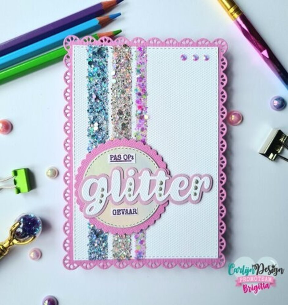 Carlijn Design Chunky Glitter Holo Silver 1 (CDGL-0006)