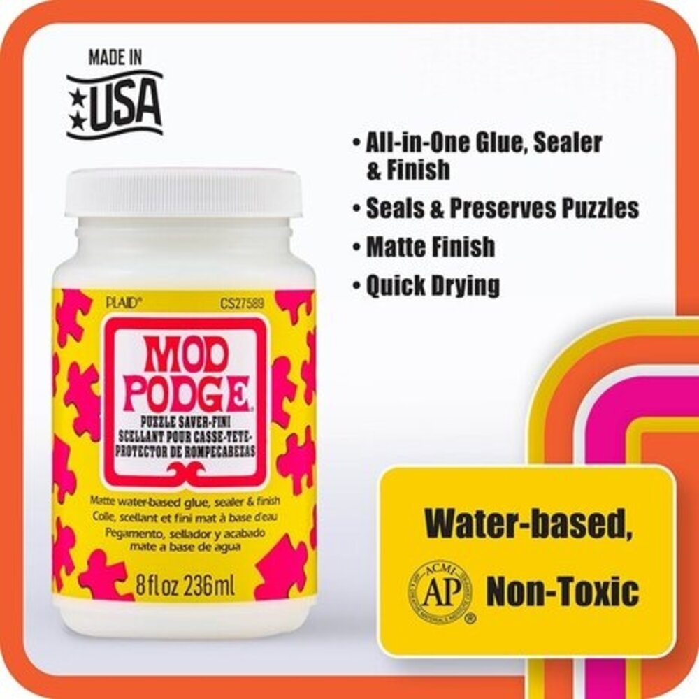 Mod Podge Puzzle Saver Matte Sealer Glue & Finish 236ml (CS27589)
