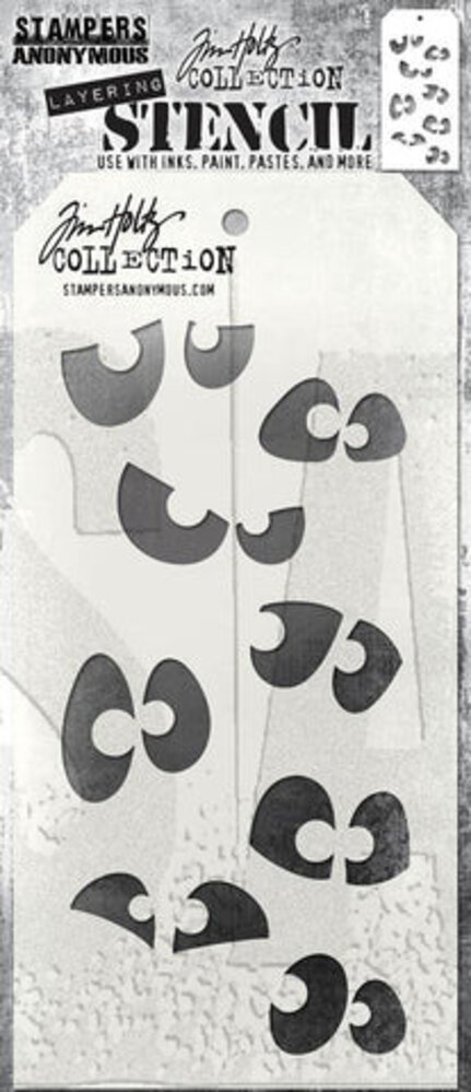 Stampers Anonymous Tim Holtz Peekaboo Layering Stencil (THS169) Stampers Anonymous Tim Holtz Peekaboo Layering Stencil (THS169)