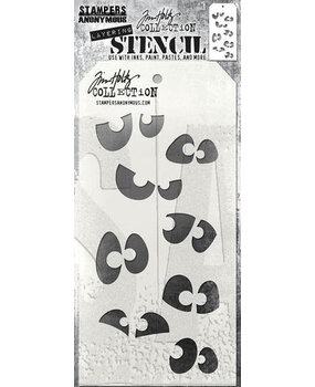 Stampers Anonymous Tim Holtz Peekaboo Layering Stencil (THS169) Stampers Anonymous Tim Holtz Peekaboo Layering Stencil (THS169)