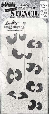 Stampers Anonymous Tim Holtz Peekaboo Layering Stencil (THS169) Stampers Anonymous Tim Holtz Peekaboo Layering Stencil (THS169)