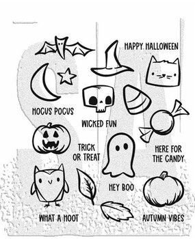 Stampers Anonymous Cling Stamps Tiny Frights (CMS468) Stampers Anonymous Cling Stamps Tiny Frights (CMS468)
