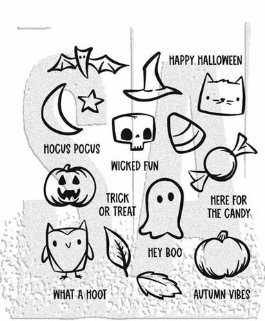 Stampers Anonymous Cling Stamps Tiny Frights (CMS468) Stampers Anonymous Cling Stamps Tiny Frights (CMS468)