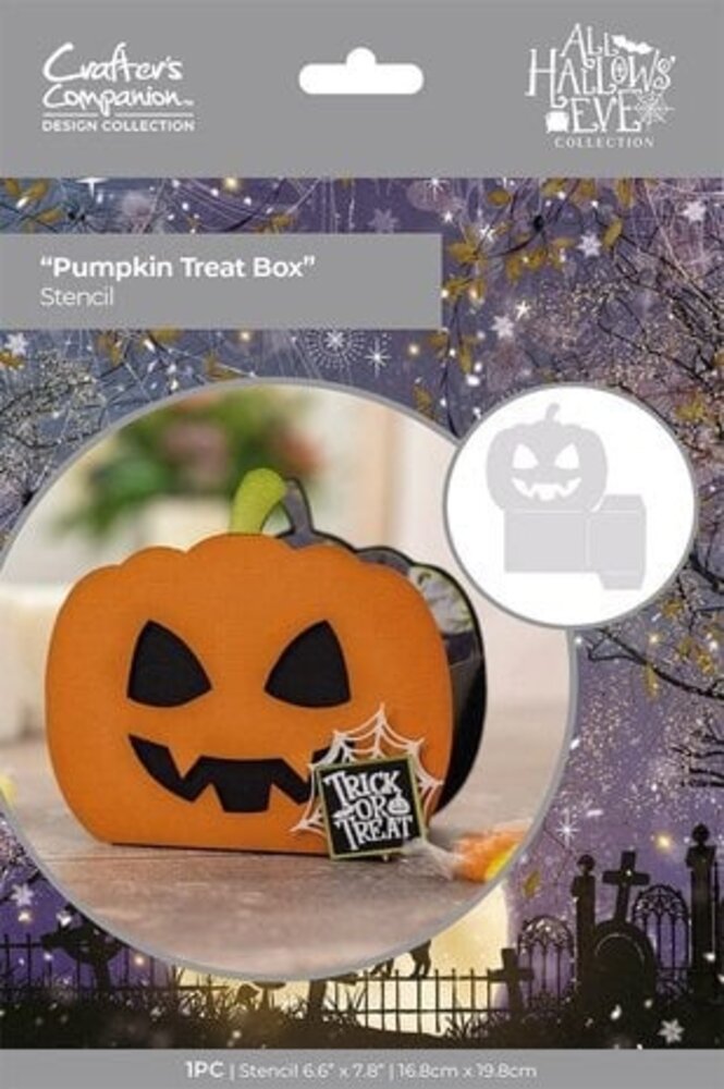 Crafter's Companion All Hallows Eve Stencil Pumpkin Treat Box (DES-AHE-STEN-PTB) Crafter's Companion All Hallows Eve Stencil Pumpkin Treat Box (DES-AHE-STEN-PTB)