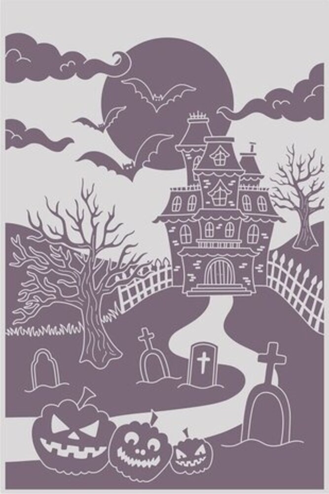 Crafter's Companion All Hallows Eve Stencil & Embossing Folder (DES-AHE-STEN-EF4-AHE) Crafter's Companion All Hallows Eve Stencil & Embossing Folder (DES-AHE-STEN-EF4-AHE)