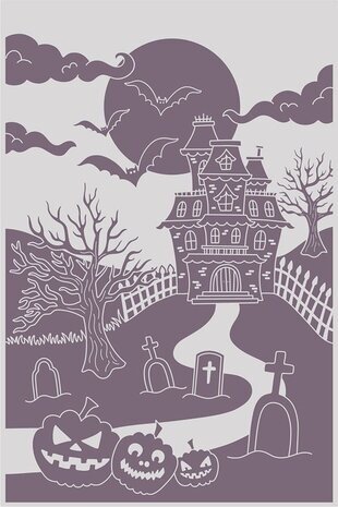 Crafter's Companion All Hallows Eve Stencil & Embossing Folder (DES-AHE-STEN-EF4-AHE) Crafter's Companion All Hallows Eve Stencil & Embossing Folder (DES-AHE-STEN-EF4-AHE)