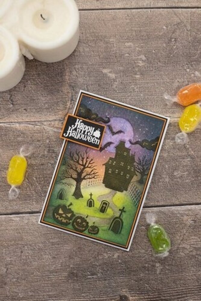 Crafter's Companion All Hallows Eve Stencil & Embossing Folder (DES-AHE-STEN-EF4-AHE) Crafter's Companion All Hallows Eve Stencil & Embossing Folder (DES-AHE-STEN-EF4-AHE)