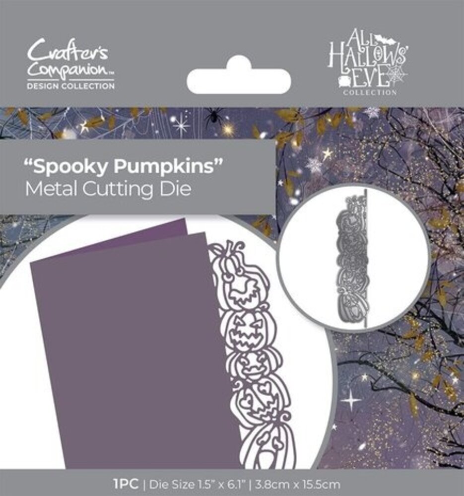 Crafter's Companion All Hallows Eve Spooky Pumpkins Die (DES-AHE-MD-SPPU) Crafter's Companion All Hallows Eve Spooky Pumpkins Die (DES-AHE-MD-SPPU)
