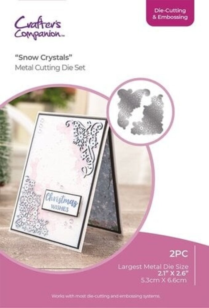 Crafter's Companion Christmas Corner Die Snow Crystals (CC-DCE-MD-SNOWC)