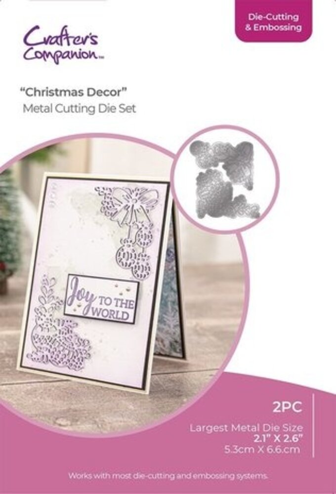 Crafter's Companion Christmas Corner Die Christmas Decor (CC-DCE-MD-CHDE) Crafter's Companion Christmas Corner Die Christmas Decor (CC-DCE-MD-CHDE)