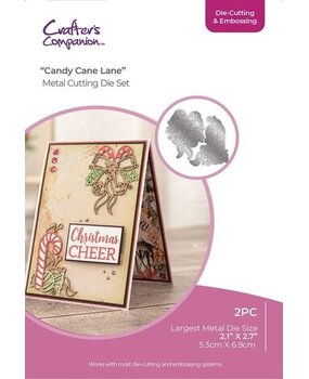 Crafter's Companion Christmas Corner Die Candy Cane Lane (CC-DCE-MD-CCLA) Crafter's Companion Christmas Corner Die Candy Cane Lane (CC-DCE-MD-CCLA)