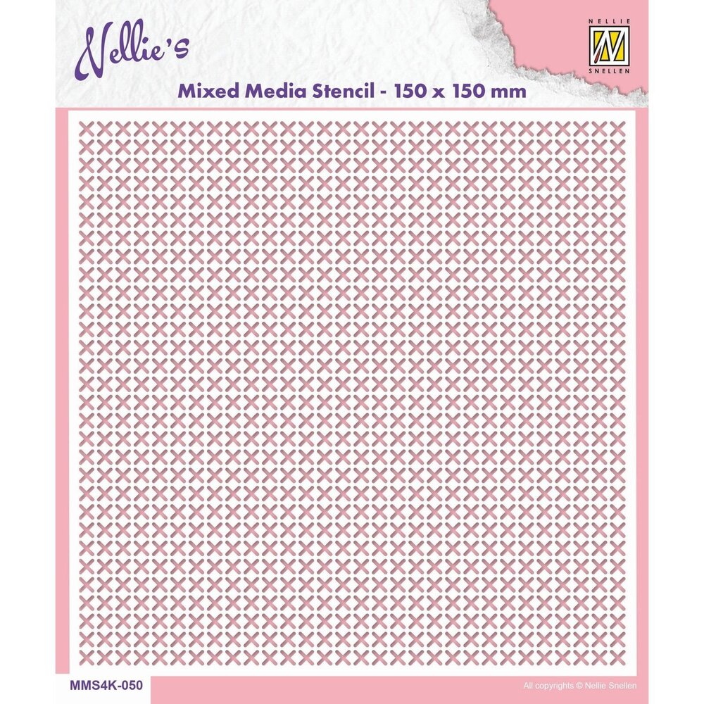 Nellie Snellen Christmas Knit Masking Stencil (MMS4K-050) Nellie Snellen Christmas Knit Masking Stencil (MMS4K-050)