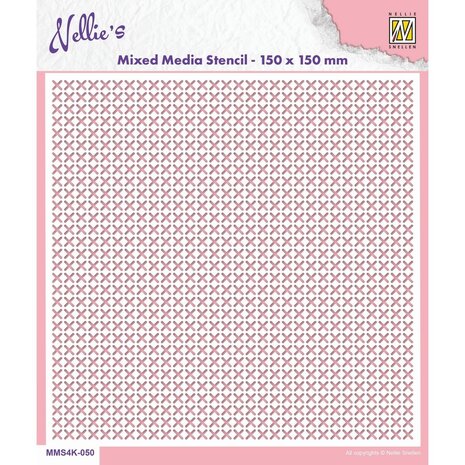 Nellie Snellen Christmas Knit Masking Stencil (MMS4K-050) Nellie Snellen Christmas Knit Masking Stencil (MMS4K-050)