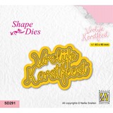 Nellie Snellen Shape Dies Vrolijk Kerstfeest (SD291)