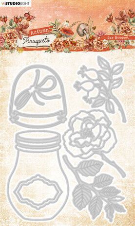 Studio Light Autumn Bouquets Snijmal Jar Bouquet (SL-AB-CD694) Studio Light Autumn Bouquets Snijmal Jar Bouquet (SL-AB-CD694)