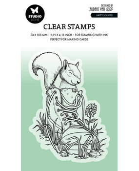 Studio Light Essentials Clear Stamp Happy Squirrel (BL-ES-STAMP532) Studio Light Essentials Clear Stamp Happy Squirrel (BL-ES-STAMP532)