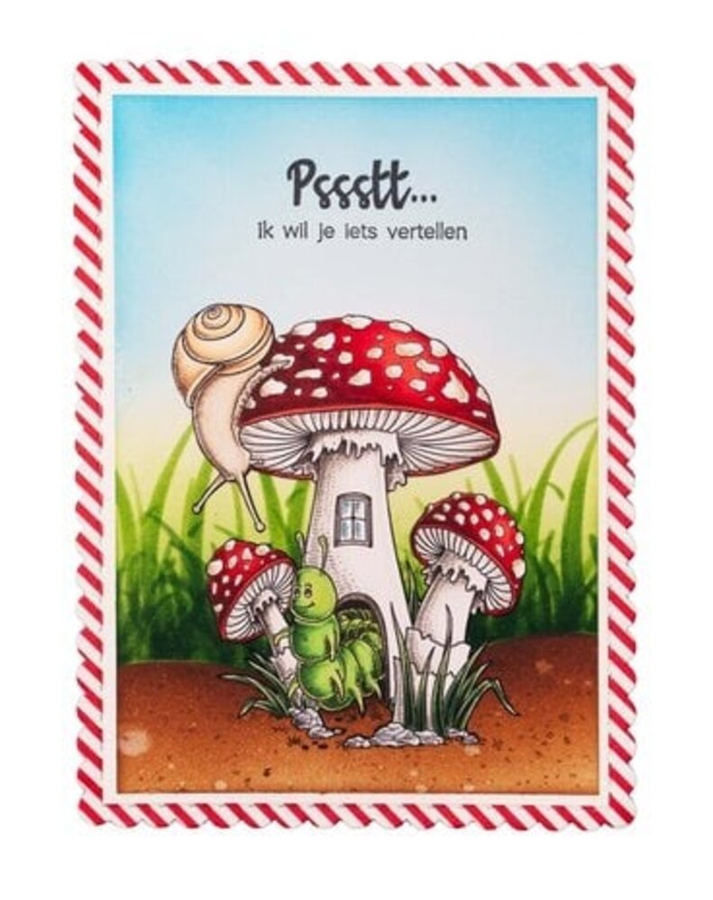 Studio Light Essentials Clear Stamp Caterpillar Scene (BL-ES-STAMP536)