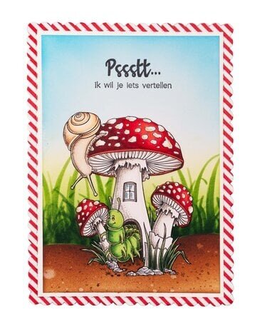 Studio Light Essentials Clear Stamp Caterpillar Scene (BL-ES-STAMP536)