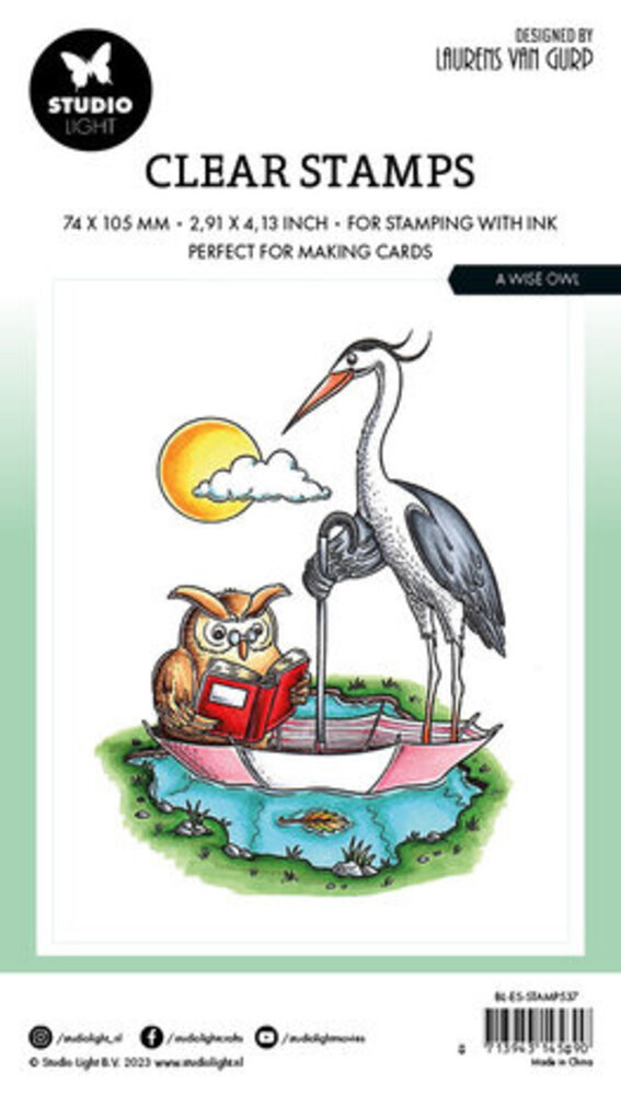 Studio Light Essentials Clear Stamp A Wise Owl (BL-ES-STAMP537)