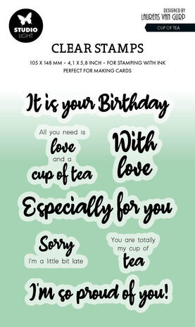 Studio Light Essentials Clear Stamp Cup of Tea (BL-ES-STAMP539)