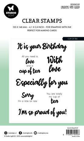 Studio Light Essentials Clear Stamp Cup of Tea (BL-ES-STAMP539)