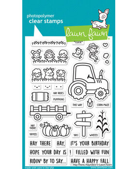 Lawn Fawn Hay There, Hayrides! Clear Stamps (LF3213) Lawn Fawn Hay There, Hayrides! Clear Stamps (LF3213)