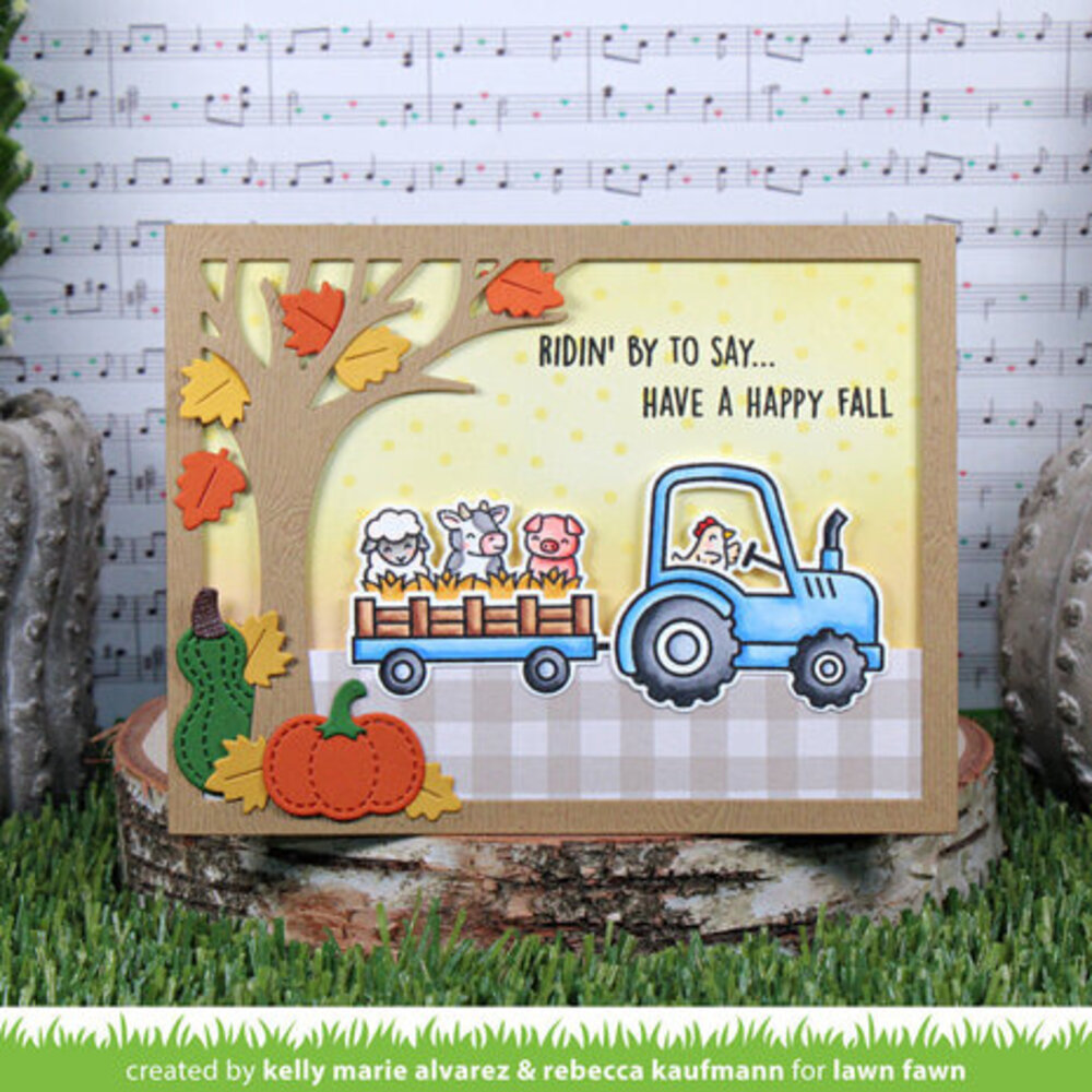 Lawn Fawn Hay There, Hayrides! Clear Stamps (LF3213) Lawn Fawn Hay There, Hayrides! Clear Stamps (LF3213)