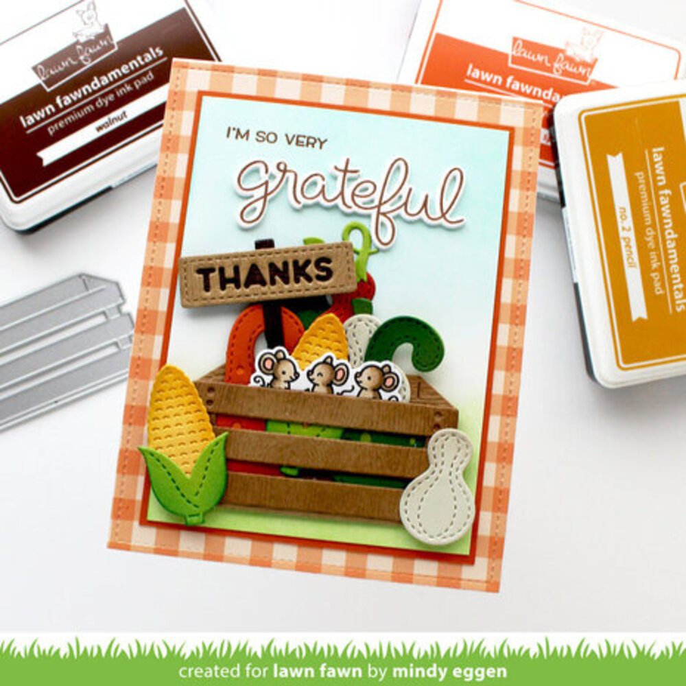 Lawn Fawn Hay There, Hayrides! Mice Add-On Clear Stamps (LF3215)