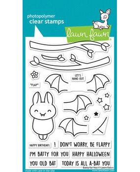 Lawn Fawn Batty For You Clear Stamps (LF3217) Lawn Fawn Batty For You Clear Stamps (LF3217)