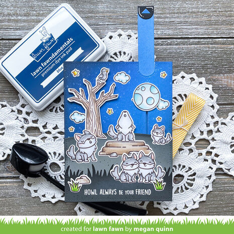 Lawn Fawn Wolf Before 'n Afters Clear Stamps (LF3221)