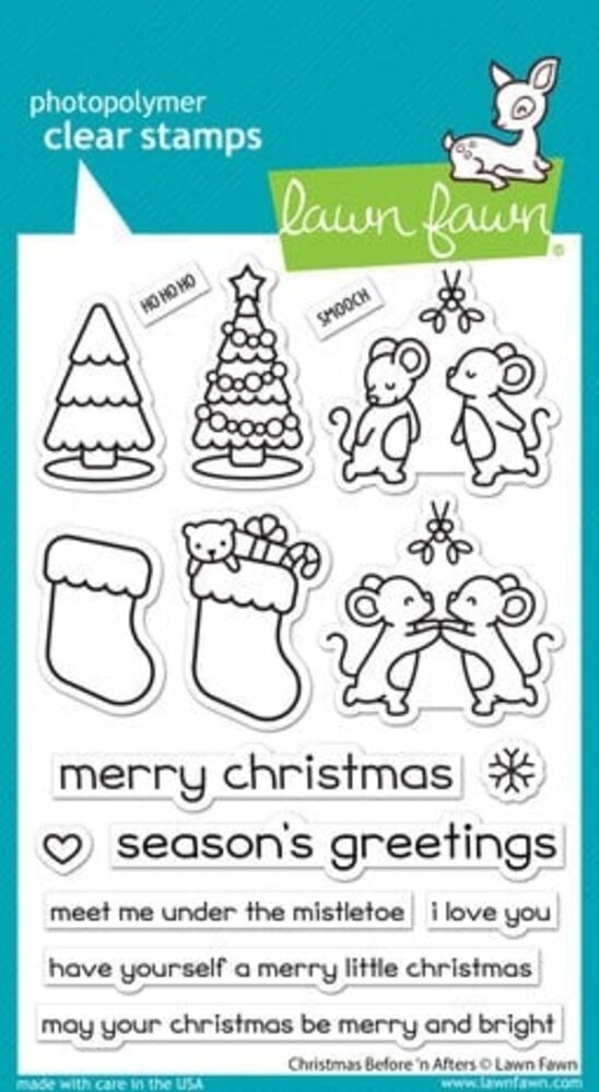 Lawn Fawn Christmas Before 'n Afters Clear Stamps (LF3223) Lawn Fawn Christmas Before 'n Afters Clear Stamps (LF3223)