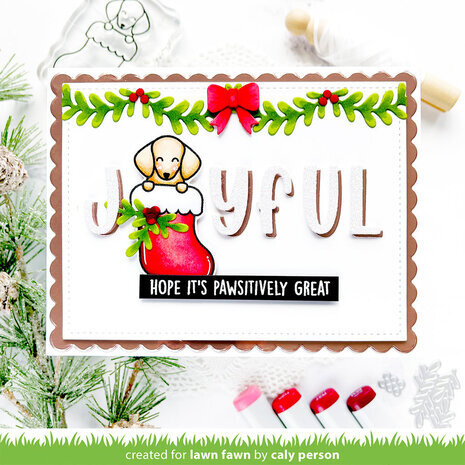 Lawn Fawn Pawsitive Christmas Clear Stamps (LF2983) Lawn Fawn Pawsitive Christmas Clear Stamps (LF2983)