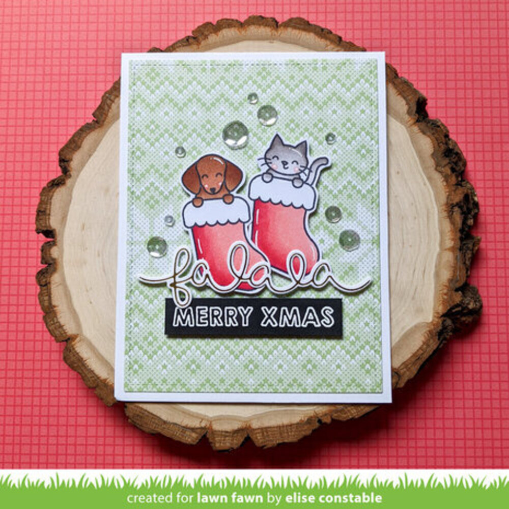 Lawn Fawn Pawsitive Christmas Clear Stamps (LF2983) Lawn Fawn Pawsitive Christmas Clear Stamps (LF2983)