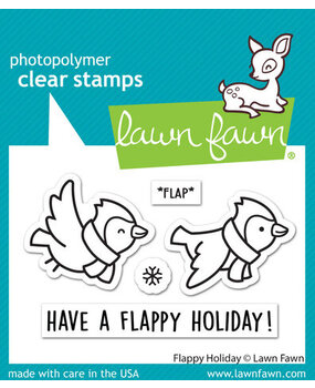 Lawn Fawn Flappy Holiday Clear Stamps (LF3229)