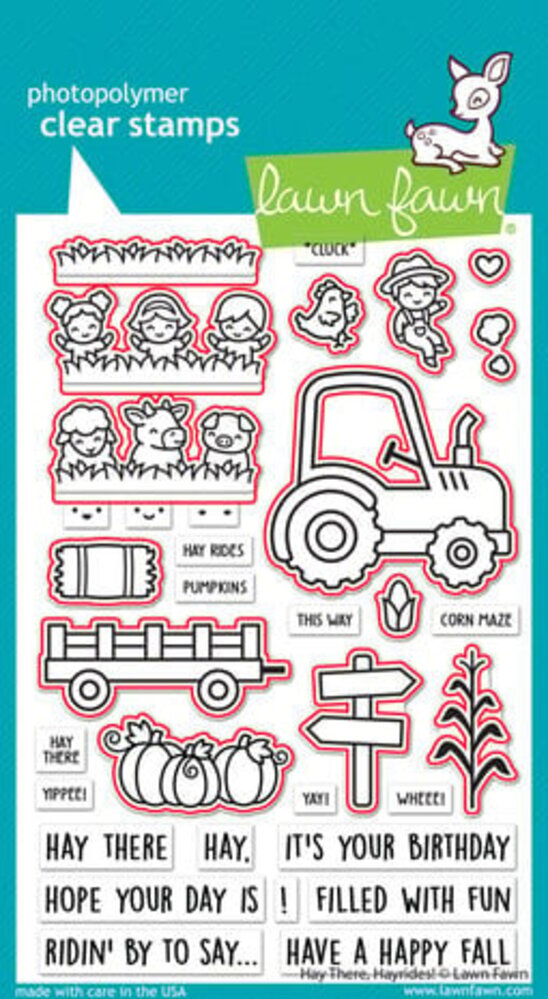 Lawn Fawn Hay There, Hayrides! Dies (LF3214)