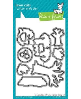 Lawn Fawn Wild Wolves Dies (LF3220) Lawn Fawn Wild Wolves Dies (LF3220)