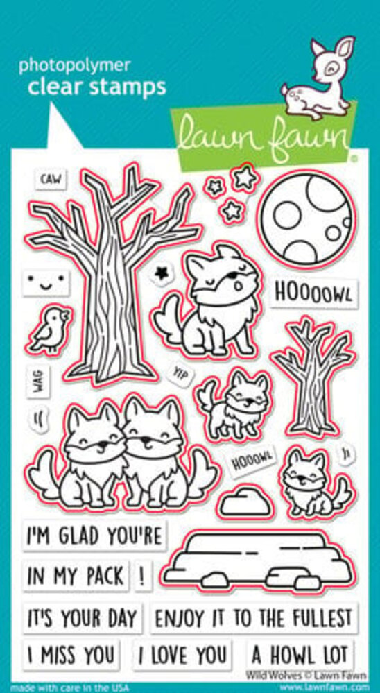 Lawn Fawn Wild Wolves Dies (LF3220) Lawn Fawn Wild Wolves Dies (LF3220)