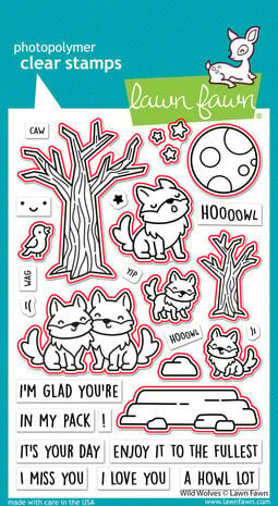 Lawn Fawn Wild Wolves Dies (LF3220) Lawn Fawn Wild Wolves Dies (LF3220)