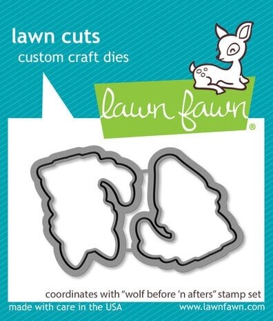 Lawn Fawn Wolf Before 'n Afters Dies (LF3222)