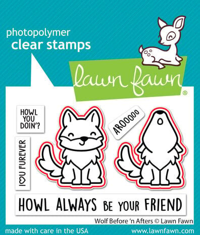 Lawn Fawn Wolf Before 'n Afters Dies (LF3222)