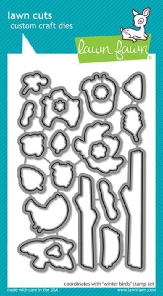 Lawn Fawn Winter Birds Dies (LF3226)