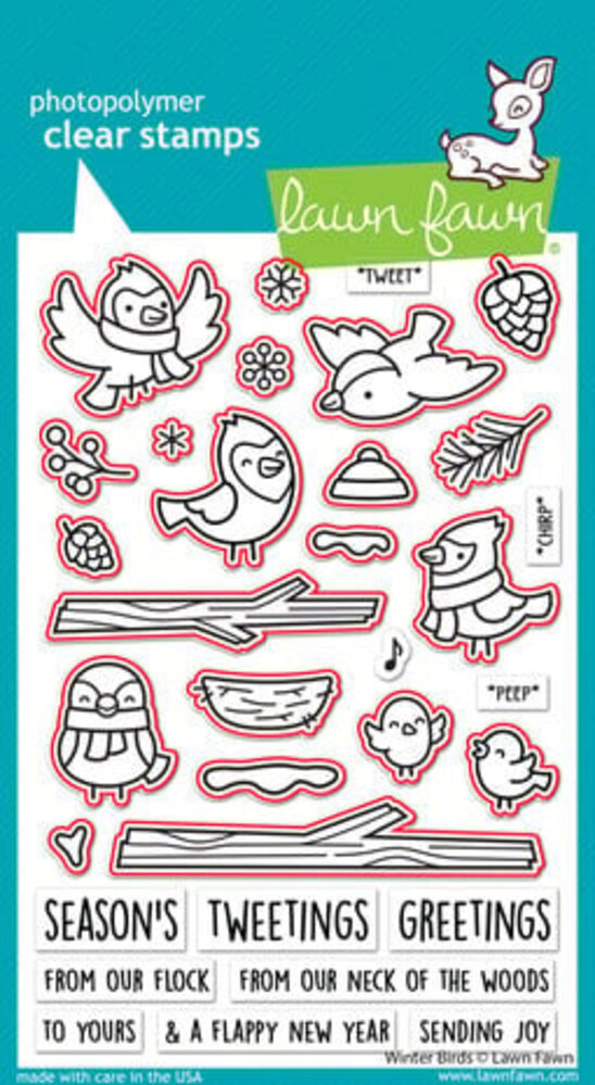 Lawn Fawn Winter Birds Dies (LF3226)