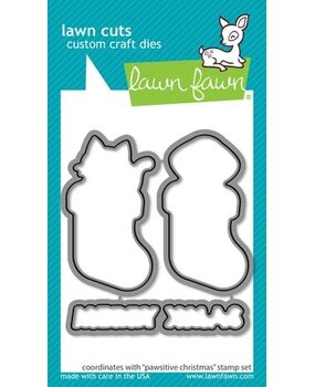 Lawn Fawn Pawsitive Christmas Dies (LF3235) Lawn Fawn Pawsitive Christmas Dies (LF3235)